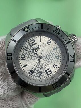 Kyboe Giant Mariner 48mm Grey 10atm quartz watch $230 UNISEX